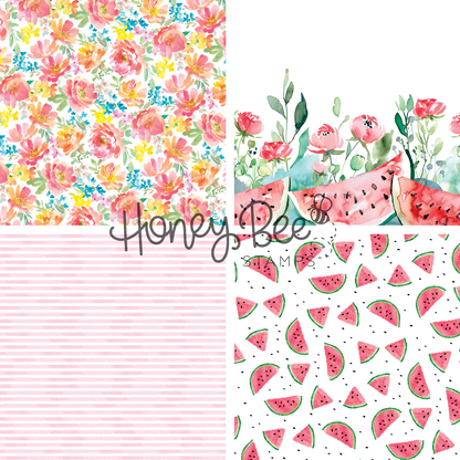 Summer Picnic Paper Pad 6x8.5 - 24 Double-Sided Sheets