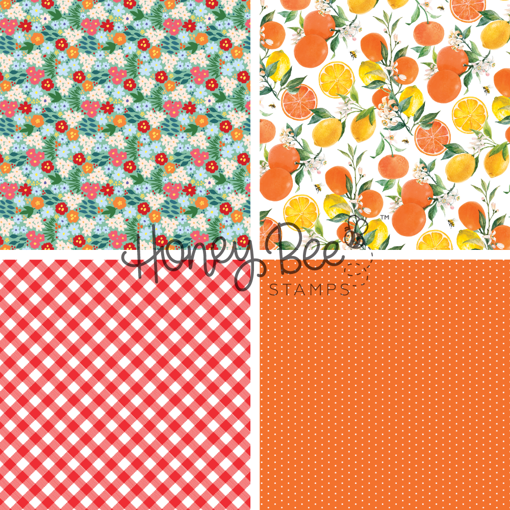 Summer Picnic Paper Pad 6x8.5 - 24 Double-Sided Sheets