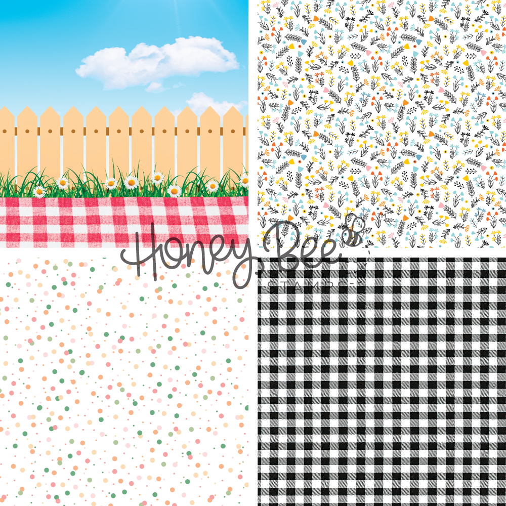 Summer Picnic Paper Pad 6x8.5 - 24 Double-Sided Sheets