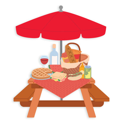 Lovely Layers: Picnic Table - Honey Cuts Stand-Alone Dies
