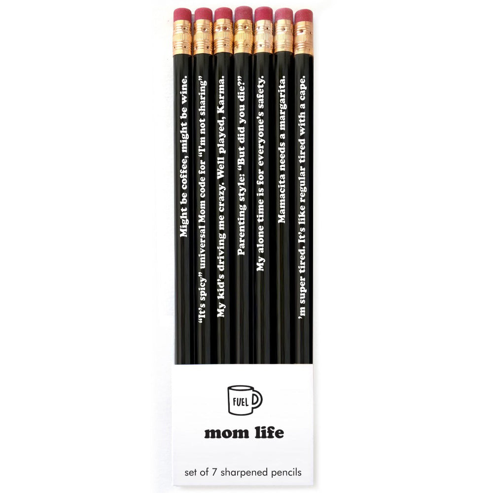 Mom Life Pencil Set