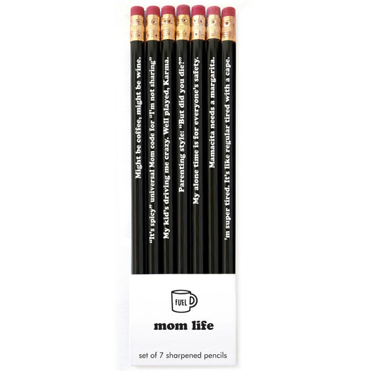 Mom Life Pencil Set