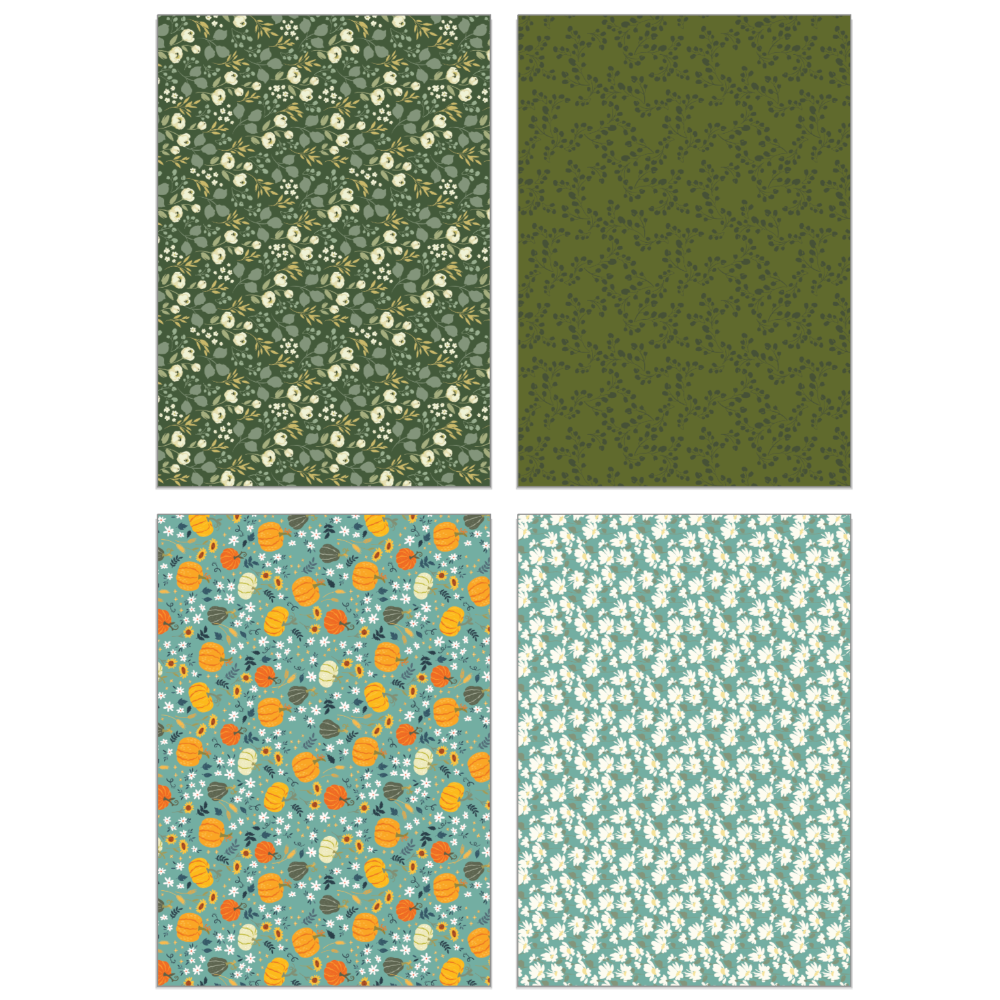 Fall Is In The Air Paper Pad 6x8.5 - 24 Double Sided Sheets