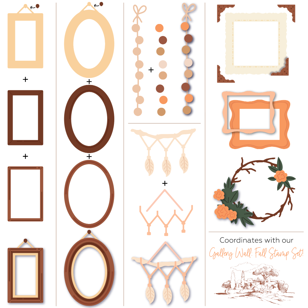 Lovely Layers: Gallery Wall Art - Honey Cuts - Stand-Alone Dies