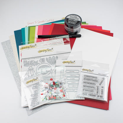 Season To Sparkle Card Kit - Limited Edition - Full Kit Overview