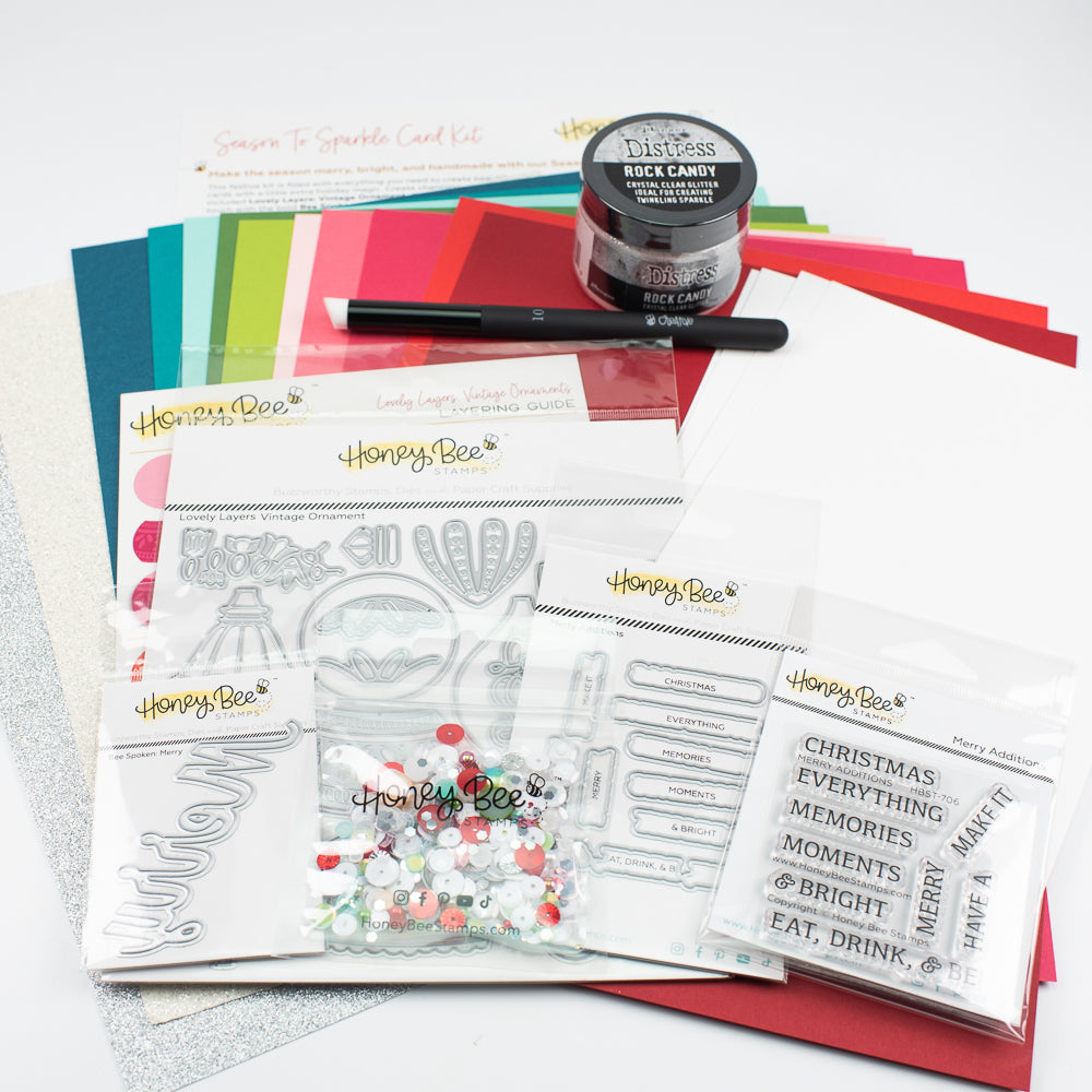 Season To Sparkle Card Kit - Limited Edition - Kit Contents