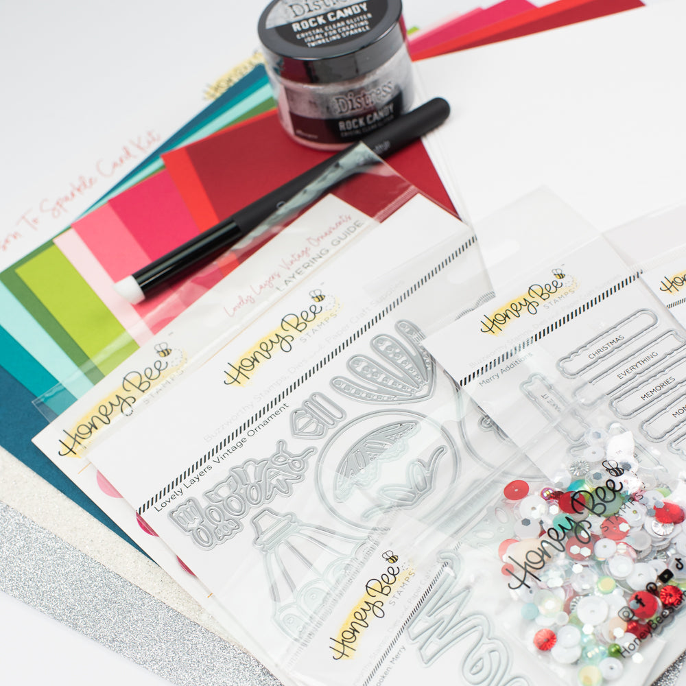 Season To Sparkle Card Kit - Limited Edition - Close-Up Details