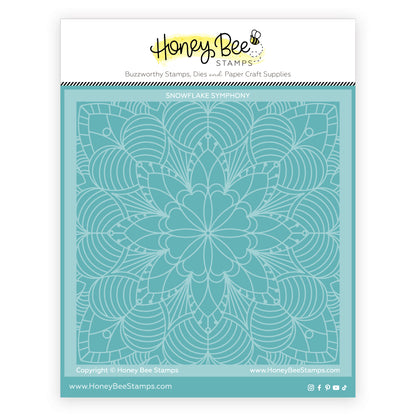 Snowflake Symphony - 6"x6" Background Stencil