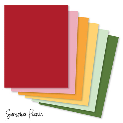 July 2026 - All New Printed Paper Packs and Coordinating Solid Cardstock