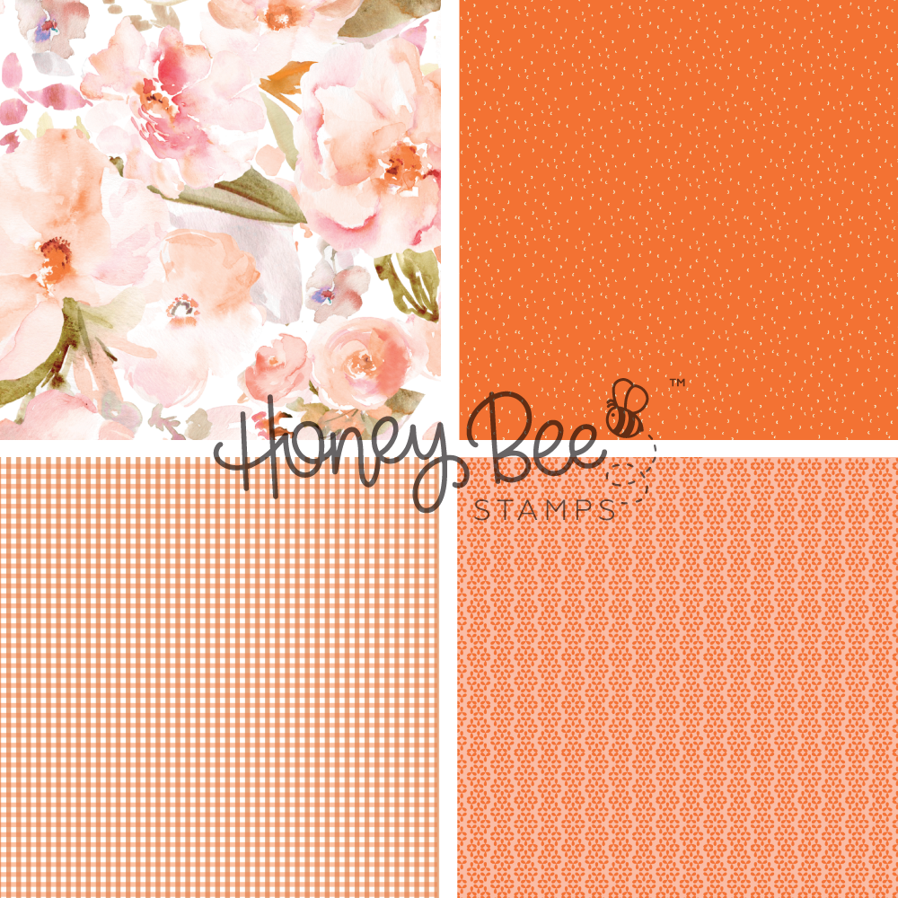 Summer Stems - 5.5"x8.5" - 24 Double-Sided Sheets - Includes Paper Organizer!