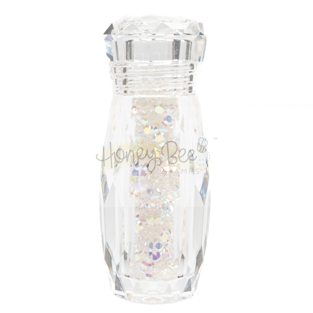 Tiny Diamonds - 2.3mm Crystal AB Rhinestones In Beautiful Faceted Jar