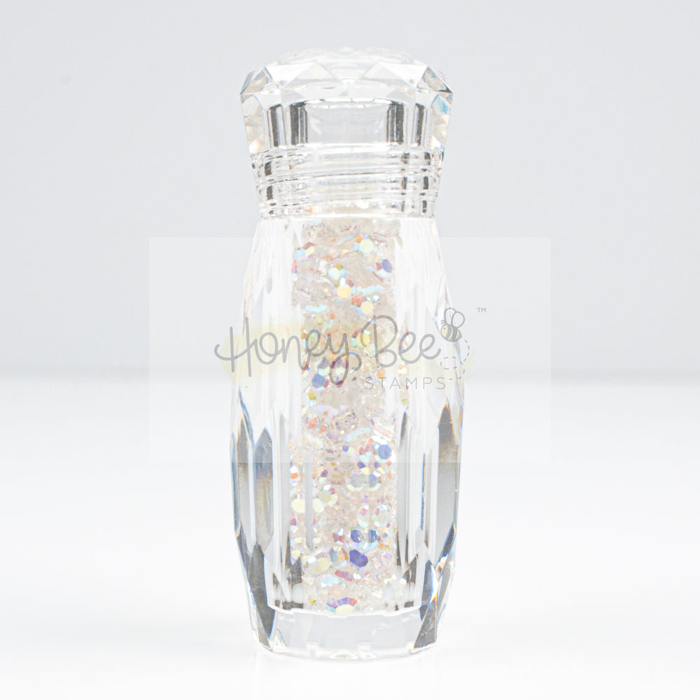 Tiny Diamonds - 2.3mm Crystal AB Rhinestones In Beautiful Faceted Jar