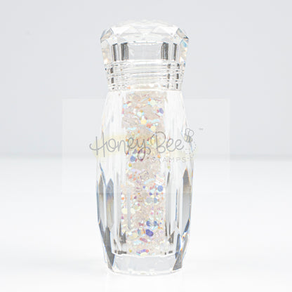 Tiny Diamonds - 2.3mm Crystal AB Rhinestones In Beautiful Faceted Jar