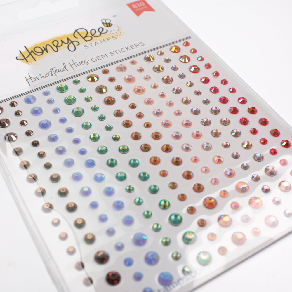 Homestead Hues Gem Stickers - 210 Count
