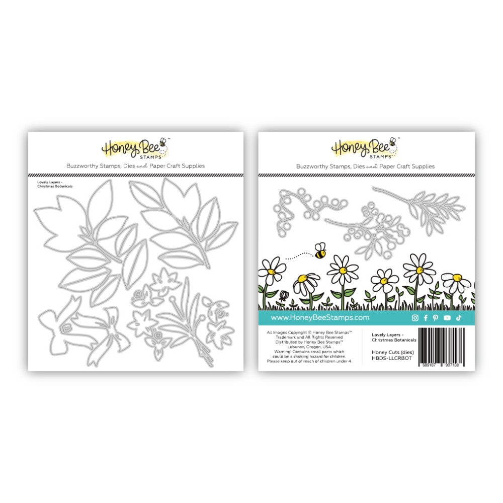 Lovely Layers: Christmas Botanicals - Honey Cuts Stand-Alone Dies