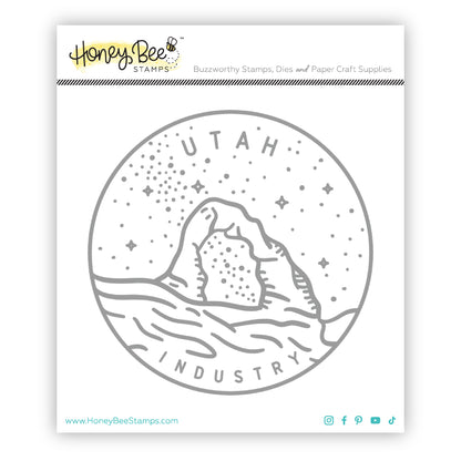 50 States Circles - 2x2 Stamp Set - Utah