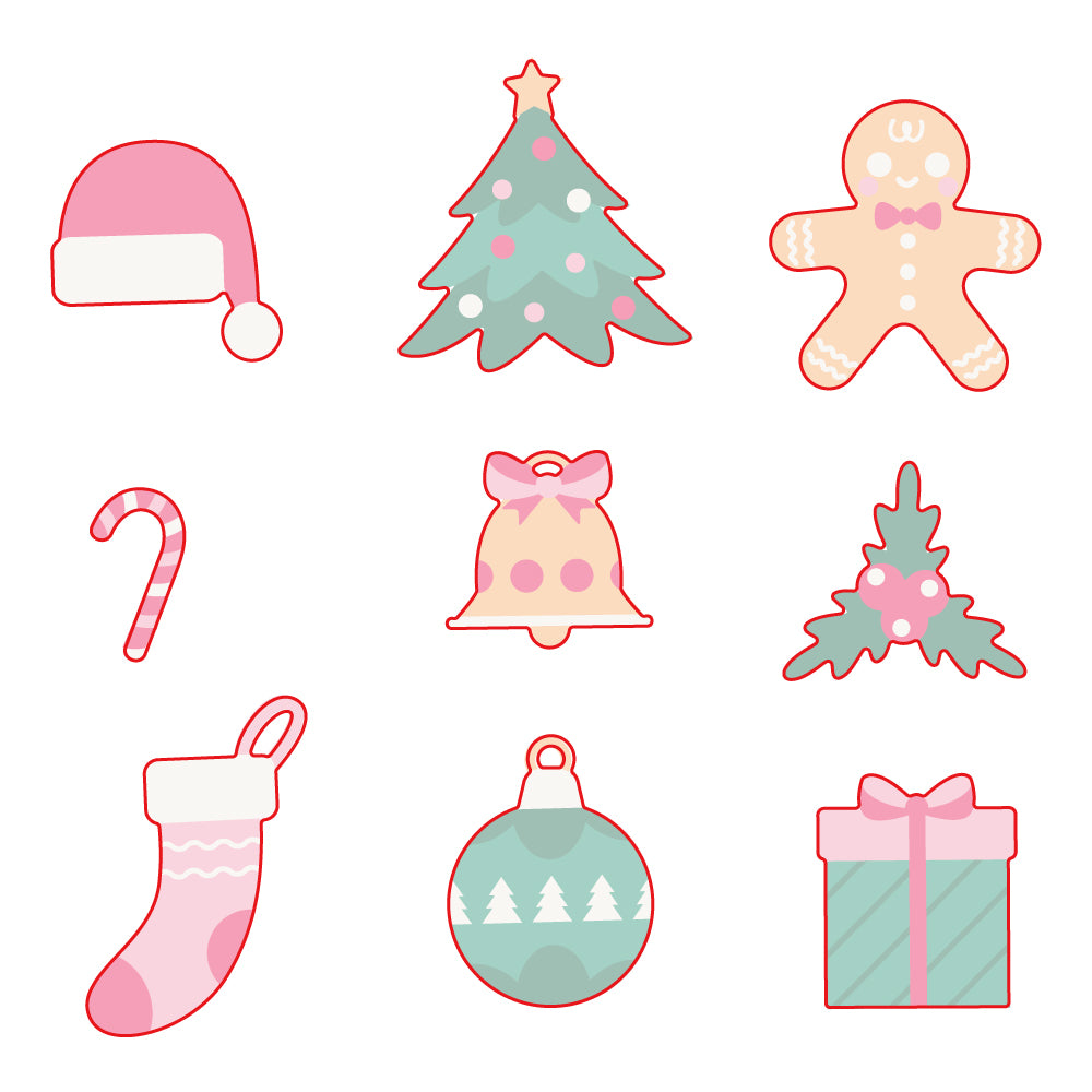 Very Merry - Honey Cuts - Coordinating Dies