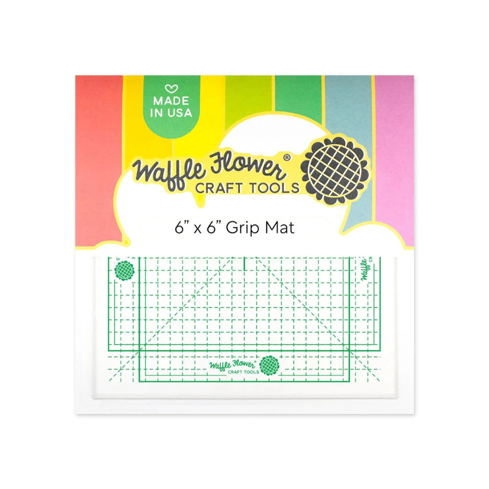 Waffle Flower Grip Mat v2 6"x6"