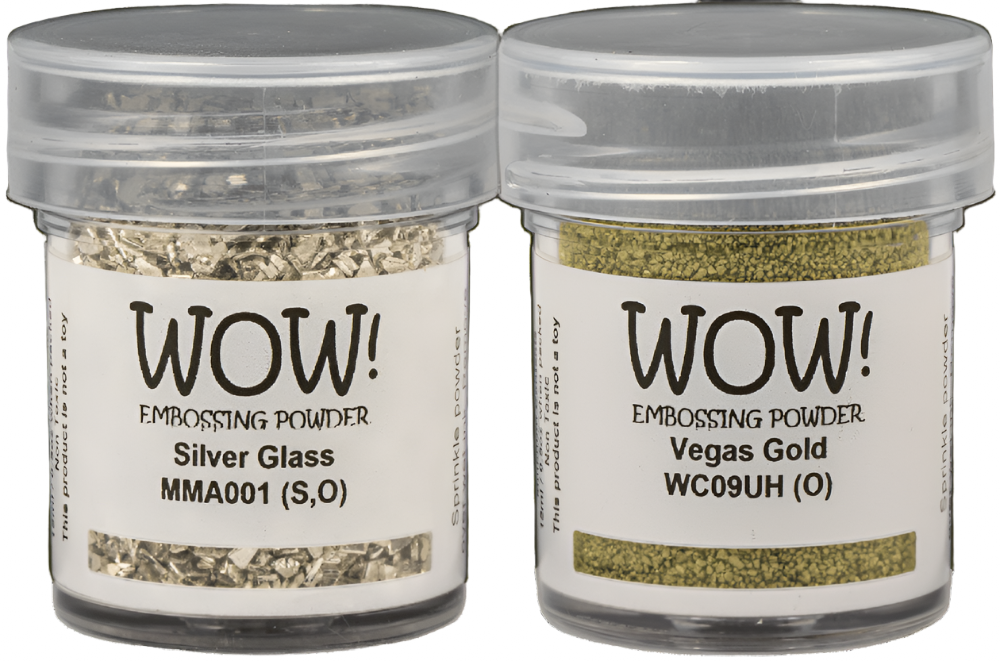 Wow Embossing Powder Mixed Media Duo Million Dollar