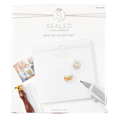 Sealed Glass Mat Working Surface by Spellbinders - 6.25" x 6.25"