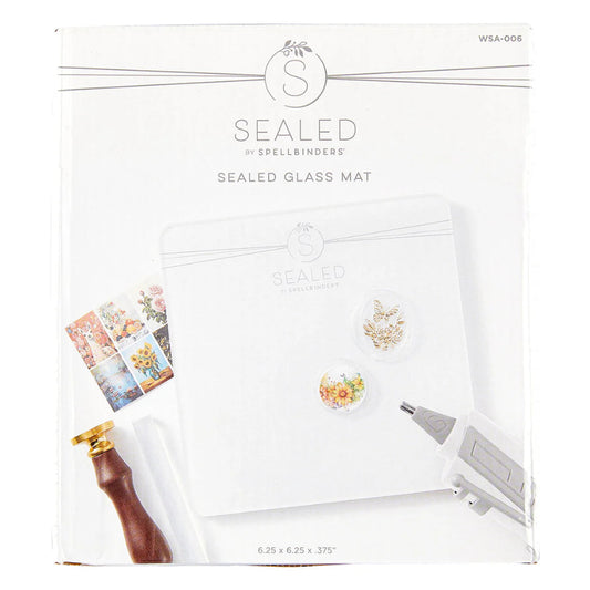 Sealed Glass Mat Working Surface by Spellbinders - 6.25" x 6.25"