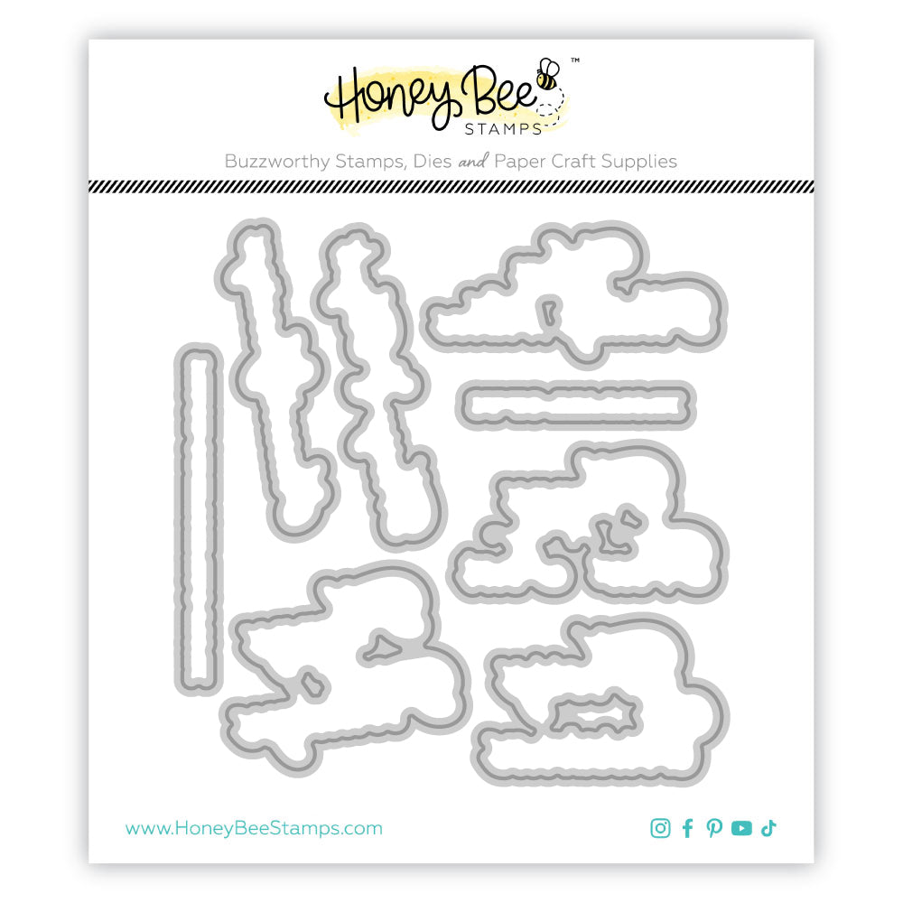 Warm Holiday Wishes - Honey Cuts - Coordinating Dies