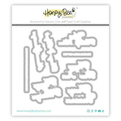 Warm Holiday Wishes - Honey Cuts - Coordinating Dies