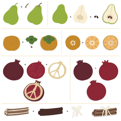 Lovely Layers: Winter Orchard - Honey Cuts Stand-Alone Dies - Sample Card
