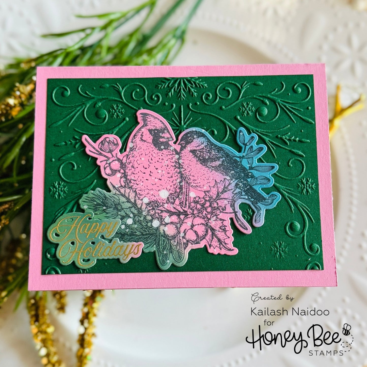 Winter Song - Honey Cuts - Coordinating Dies