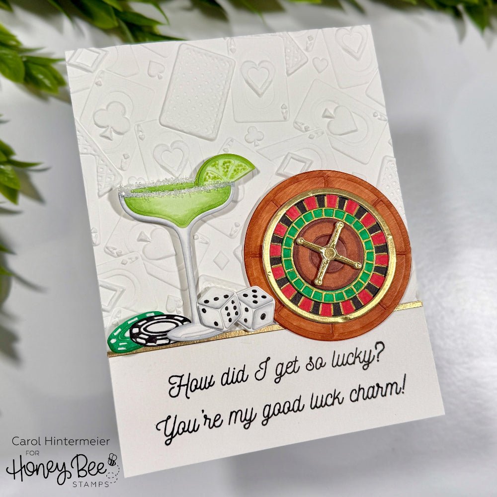 Aces - 3D Embossing Folder - Honey Bee Stamps