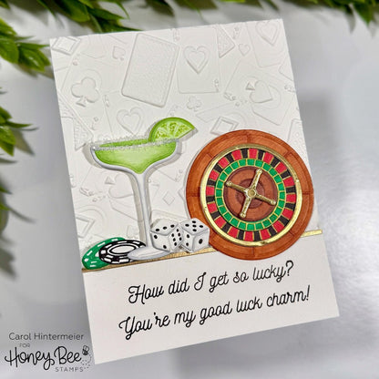 Aces - 3D Embossing Folder - Honey Bee Stamps