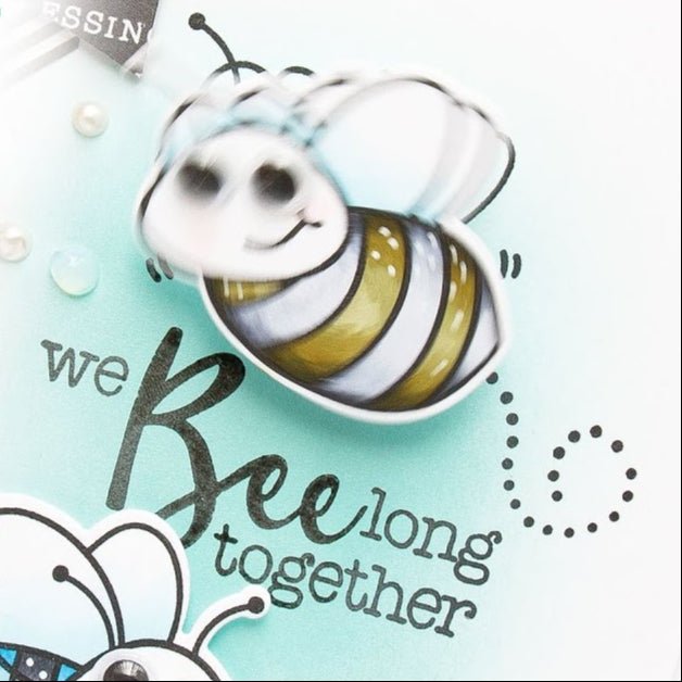 Action Wobbles - Pack of 10 Mini Action Springs - Honey Bee Stamps