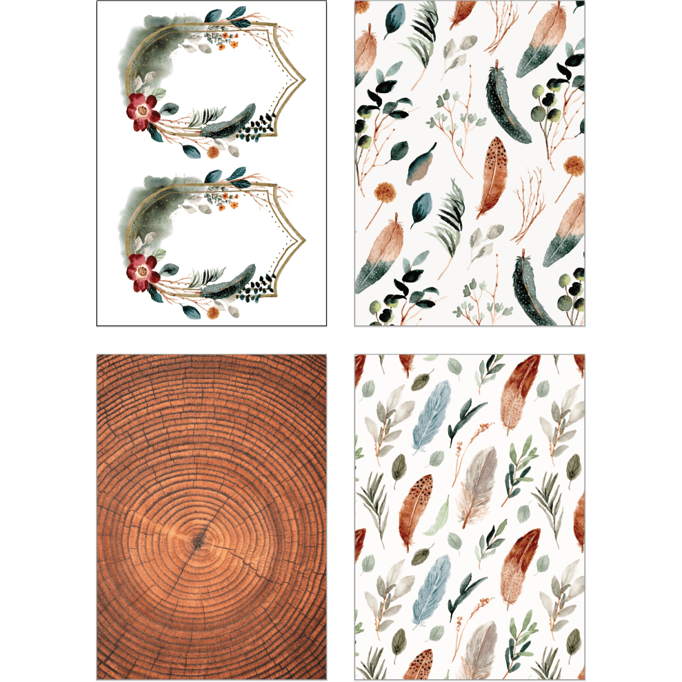 Adventure Awaits Paper Pad 6x8.5 - 24 Double - Sided Sheets - Honey Bee Stamps