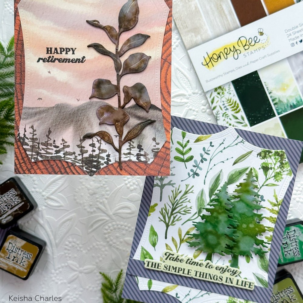 Adventure Awaits Paper Pad 6x8.5 - 24 Double - Sided Sheets - Honey Bee Stamps