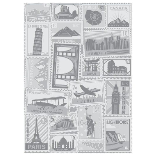 Air Mail - 3D Embossing Folder - Honey Bee Stamps