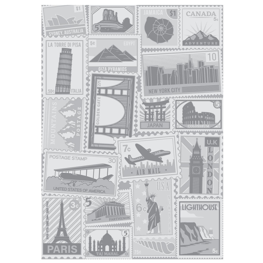 Air Mail - 3D Embossing Folder - Honey Bee Stamps