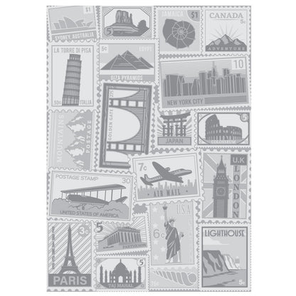 Air Mail - 3D Embossing Folder - Honey Bee Stamps