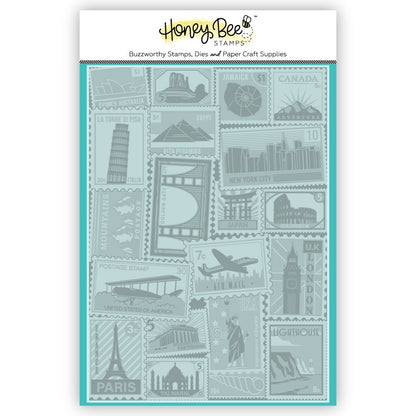 Air Mail - 3D Embossing Folder - Honey Bee Stamps