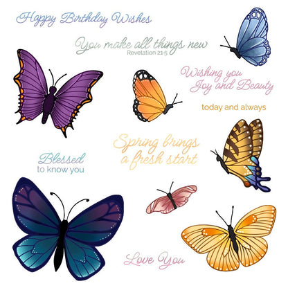 All Things New - 6x8 Photopolymer Stamp Set - Honey Bee Stamps