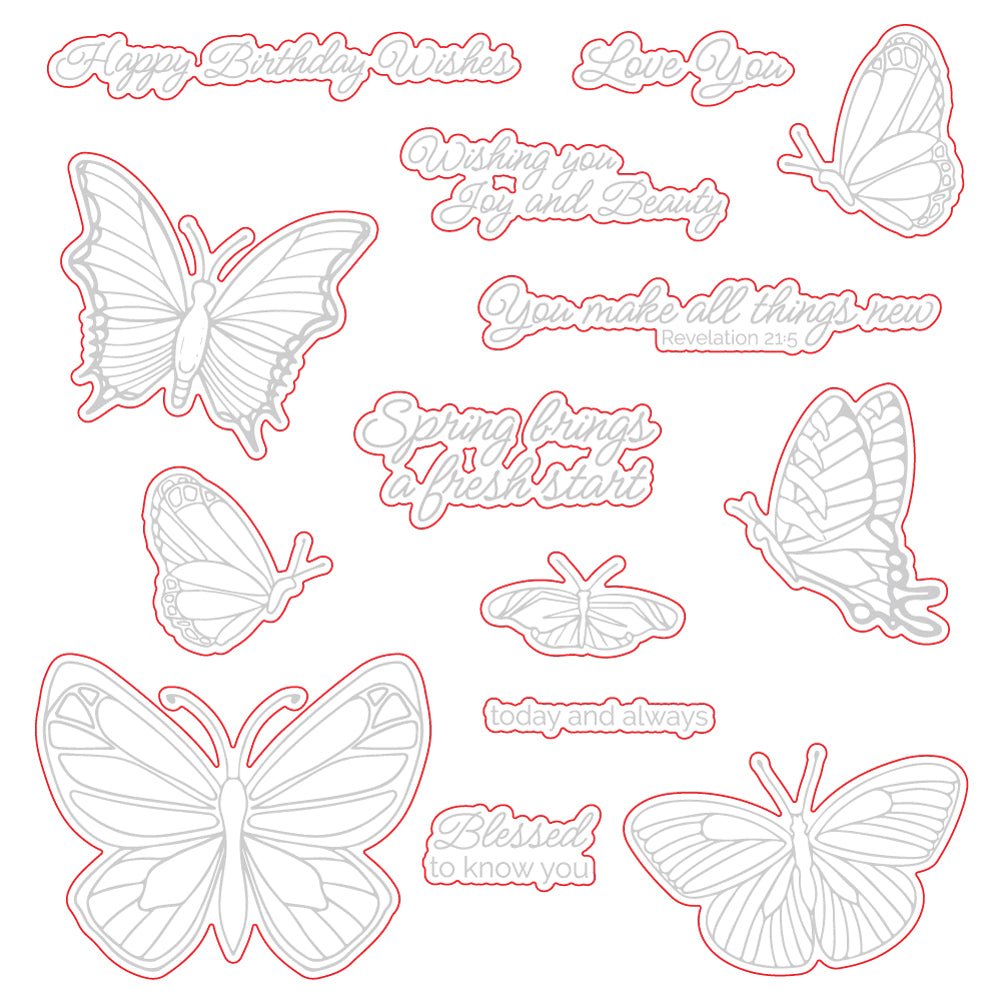 All Things New - Honey Cuts - Coordinating Dies - Honey Bee Stamps