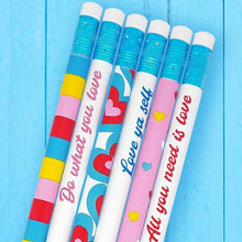 All You Need Is Love Rainbow Pencil Set - Honey Bee Stamps