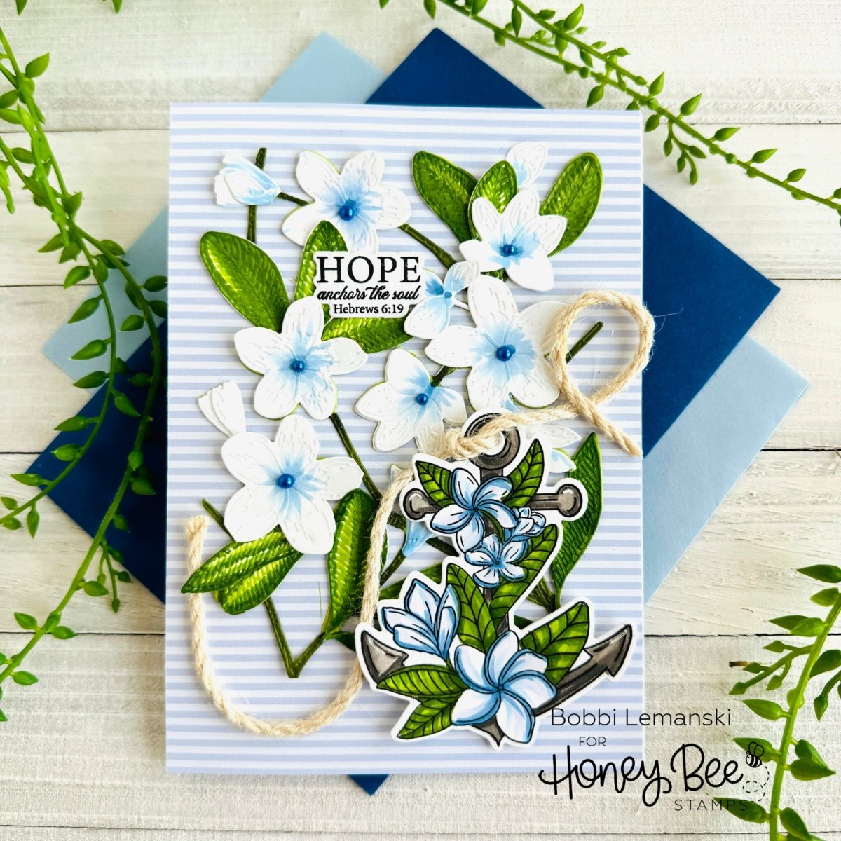Anchor Of Hope - 6x6 Photopolymer Stamp Set - Honey Bee Stamps