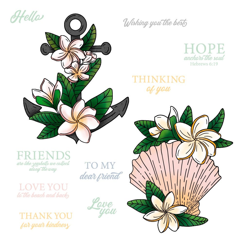 Anchor Of Hope - 6x6 Photopolymer Stamp Set - Honey Bee Stamps