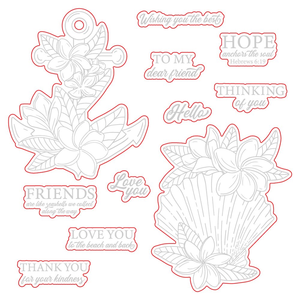 Anchor Of Hope - Honey Cuts - Coordinating Dies - Honey Bee Stamps