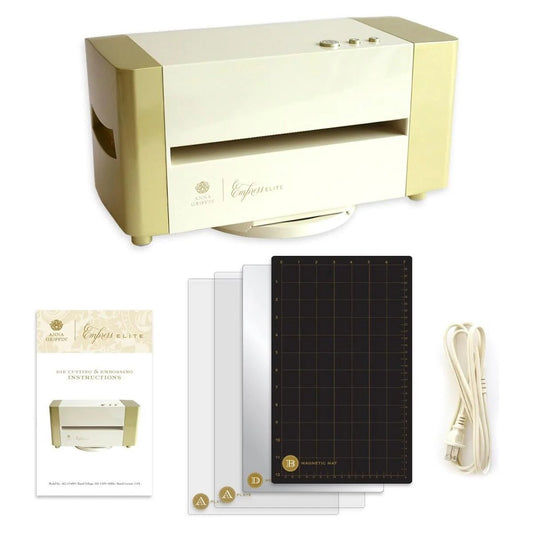 Anna Griffin Empress Elite Die Cutting Machine with Set of Large Plates - Honey Bee Stamps