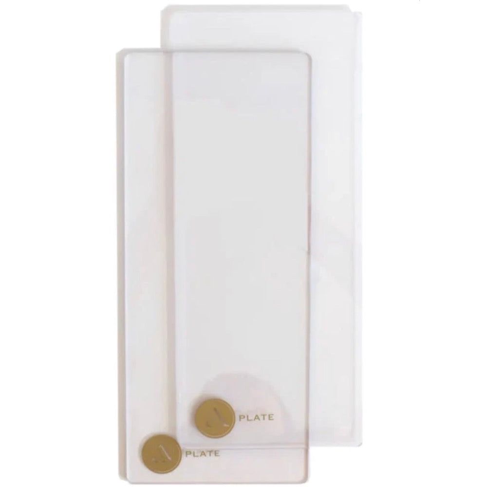 Anna Griffin Empress Mini Extra Long Set of 2 - A Plates - 4.25" x 10" - Honey Bee Stamps