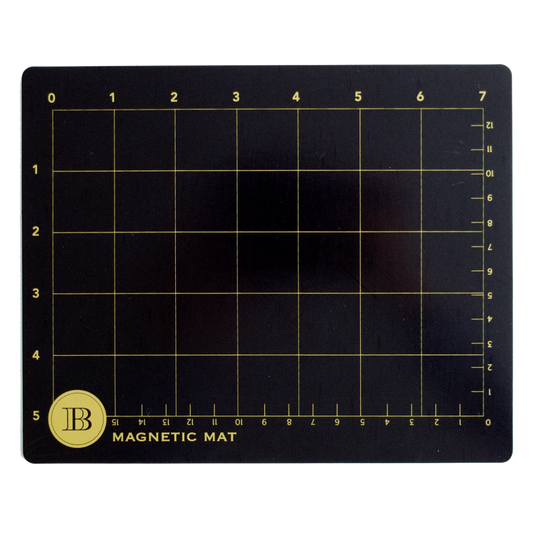 Anna Griffin Empress Small Black Magnet Mat Version 2 - 8" x 6.4" Magnetic Die Cutting Plate - Honey Bee Stamps