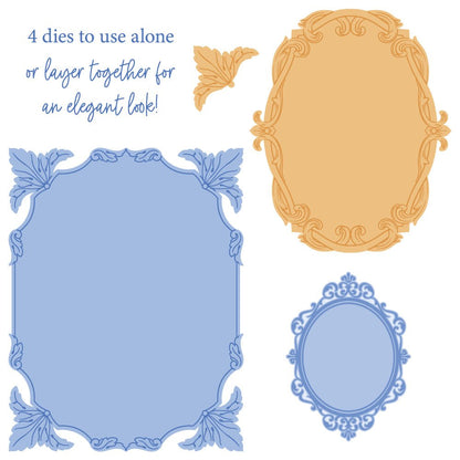 Antique Layering Frames - Honey Cuts - Stand - Alone Dies - Honey Bee Stamps