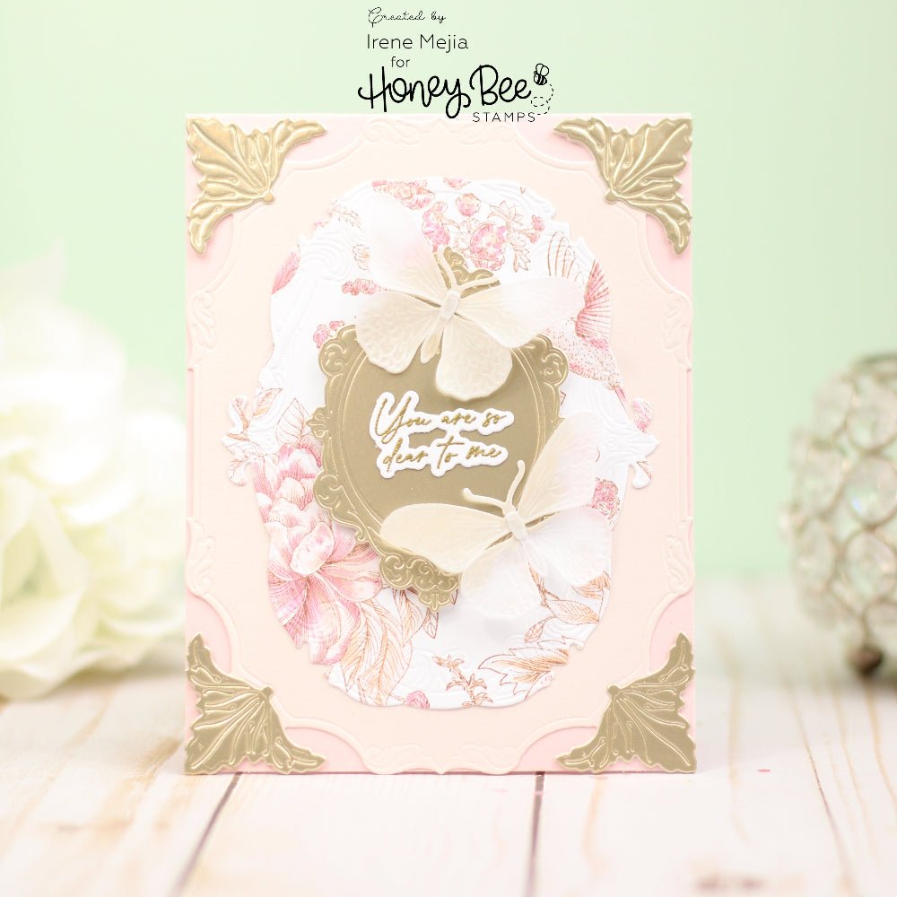 Zelia's English Garden - 5x7 Rubber Cling Stamp Set – Honey Bee Stamps