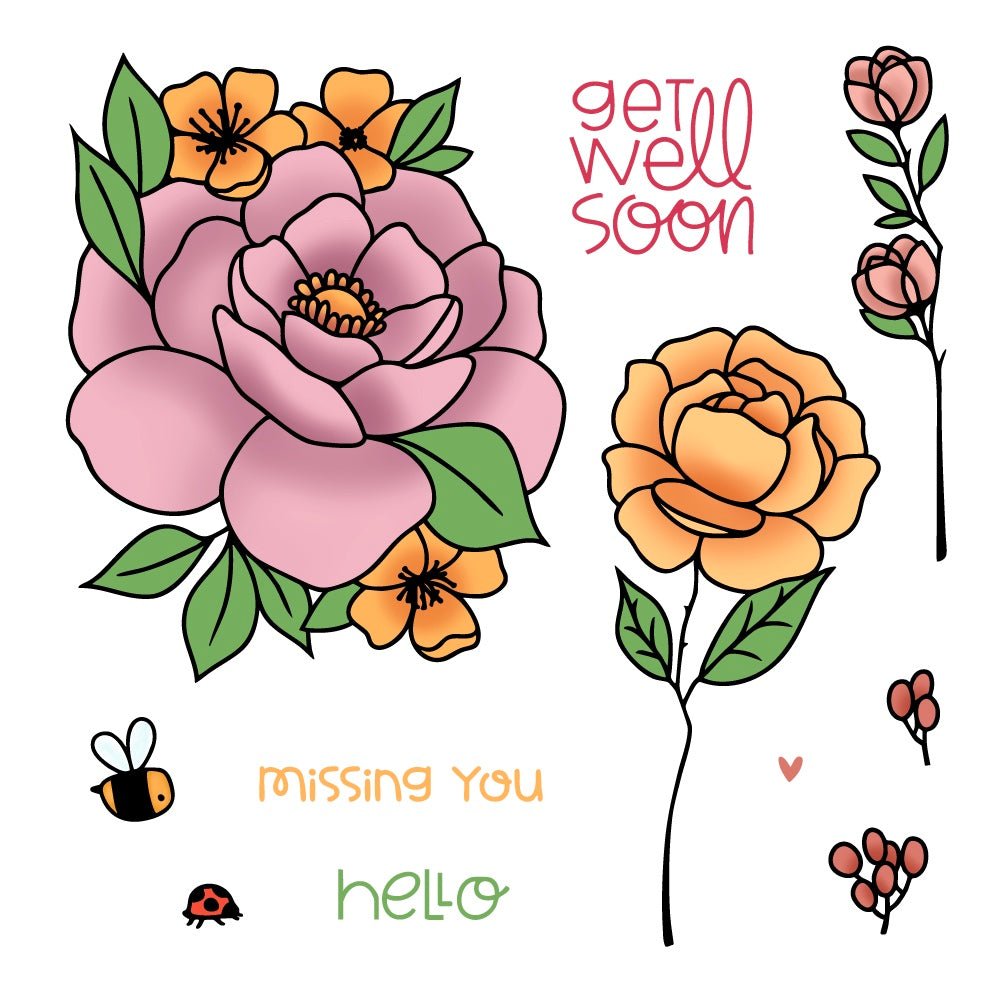 April 2026 - Paper Smooches Bundle - Honey Bee Stamps